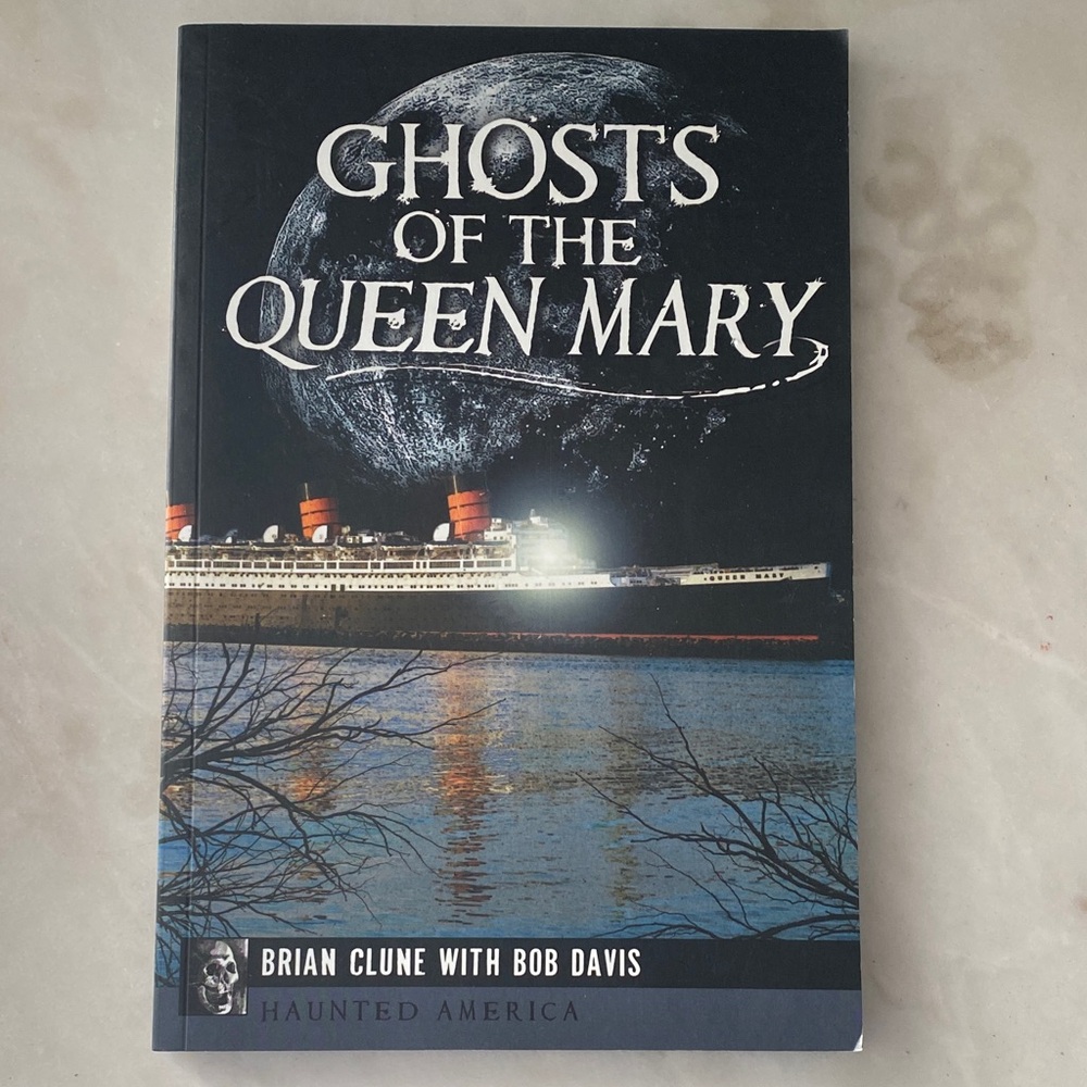 Ghosts of the Queen Mary paperback book - blue black cover